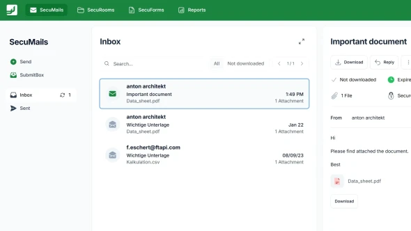 Secure data exchange